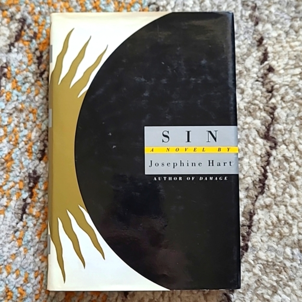 Hardcover VTG Sin a Novel by Josephine Hart Book